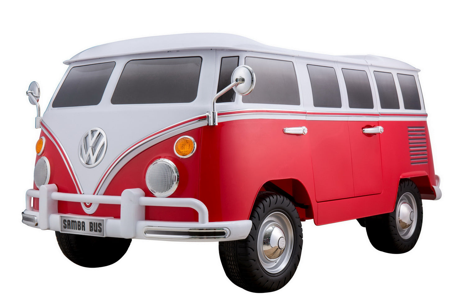 Samba Bus Kinderauto Kinderfahrzeug Kinder Elektroauto Ledersitz EVA-Vollgummireifen