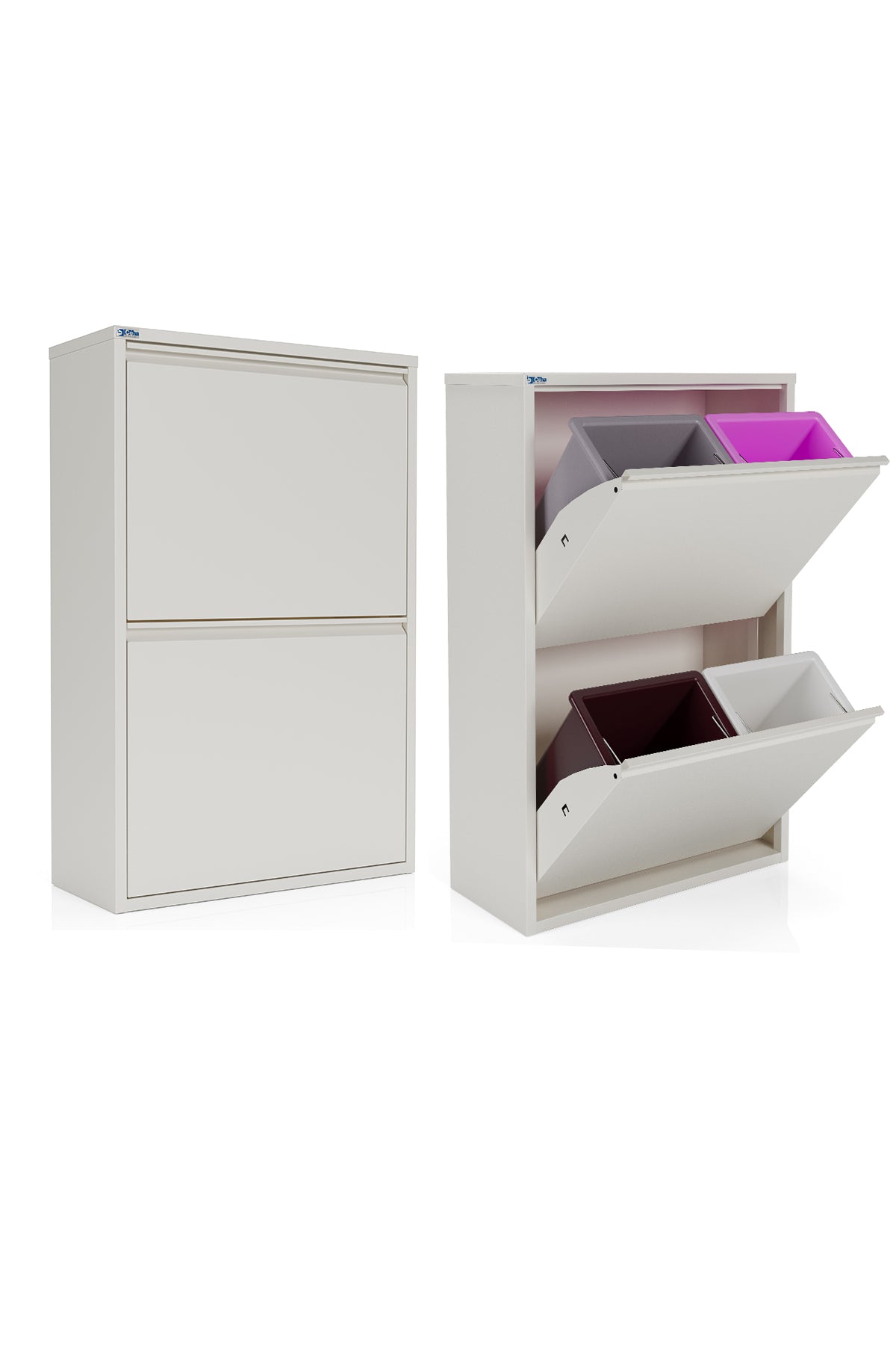Bristol 4-türig Mülltrenner/Organizer