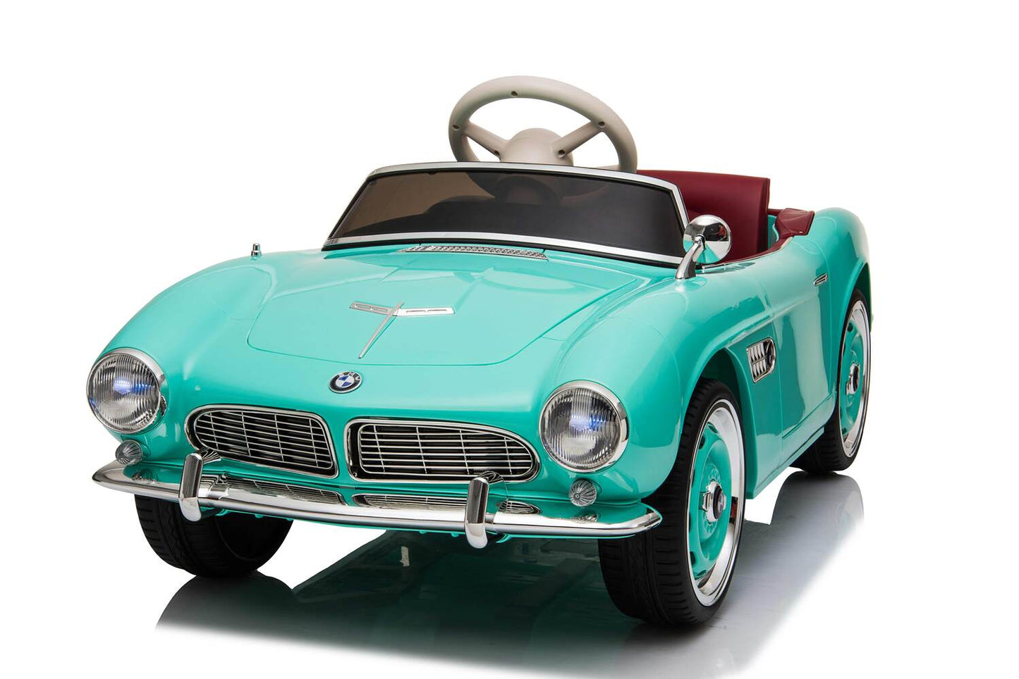 BMW 507 2x35W Antrieb 12V 7Ah Ledersitz EVA-Vollgummireifen