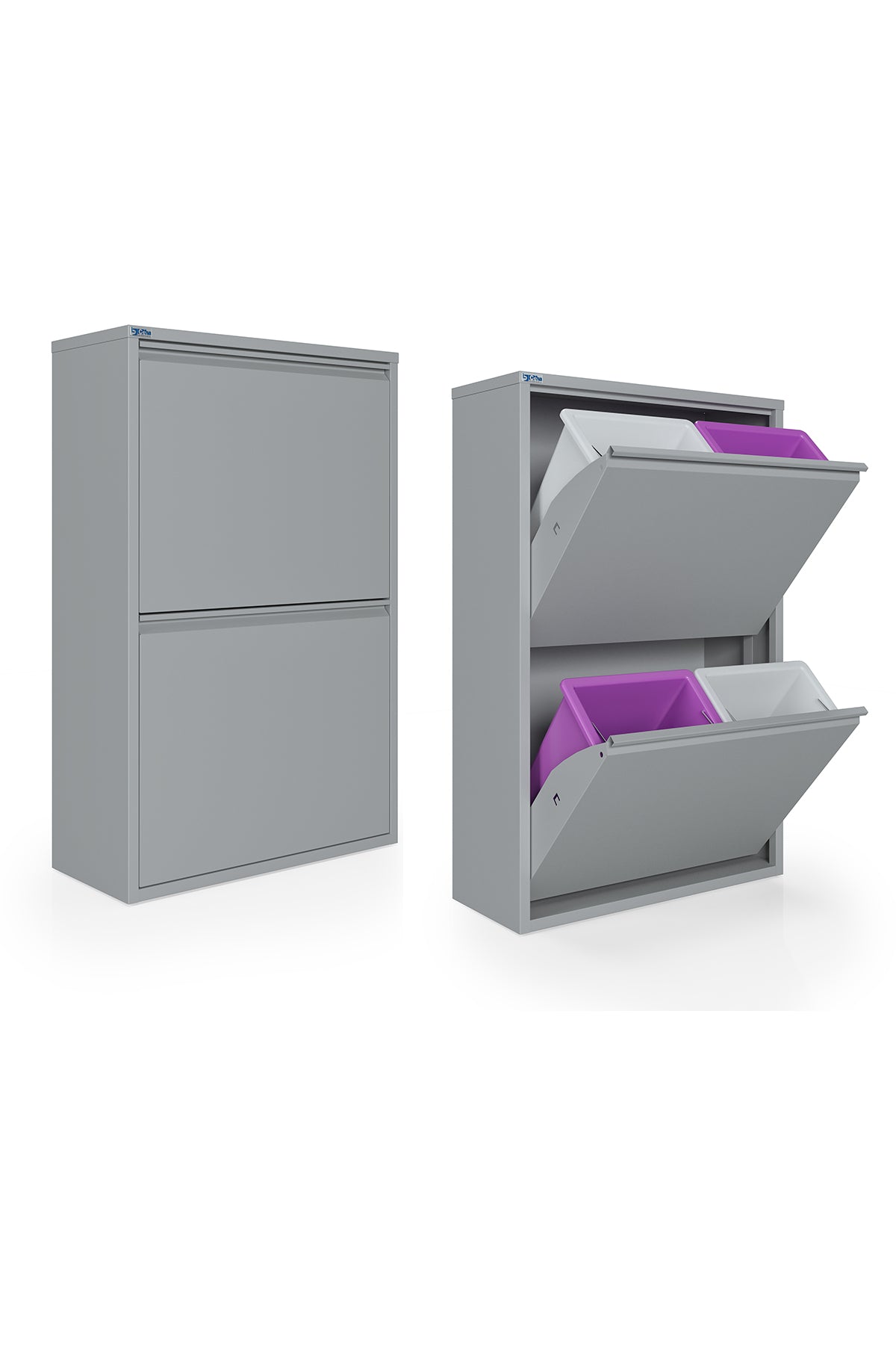Bristol 4-türig Mülltrenner/Organizer