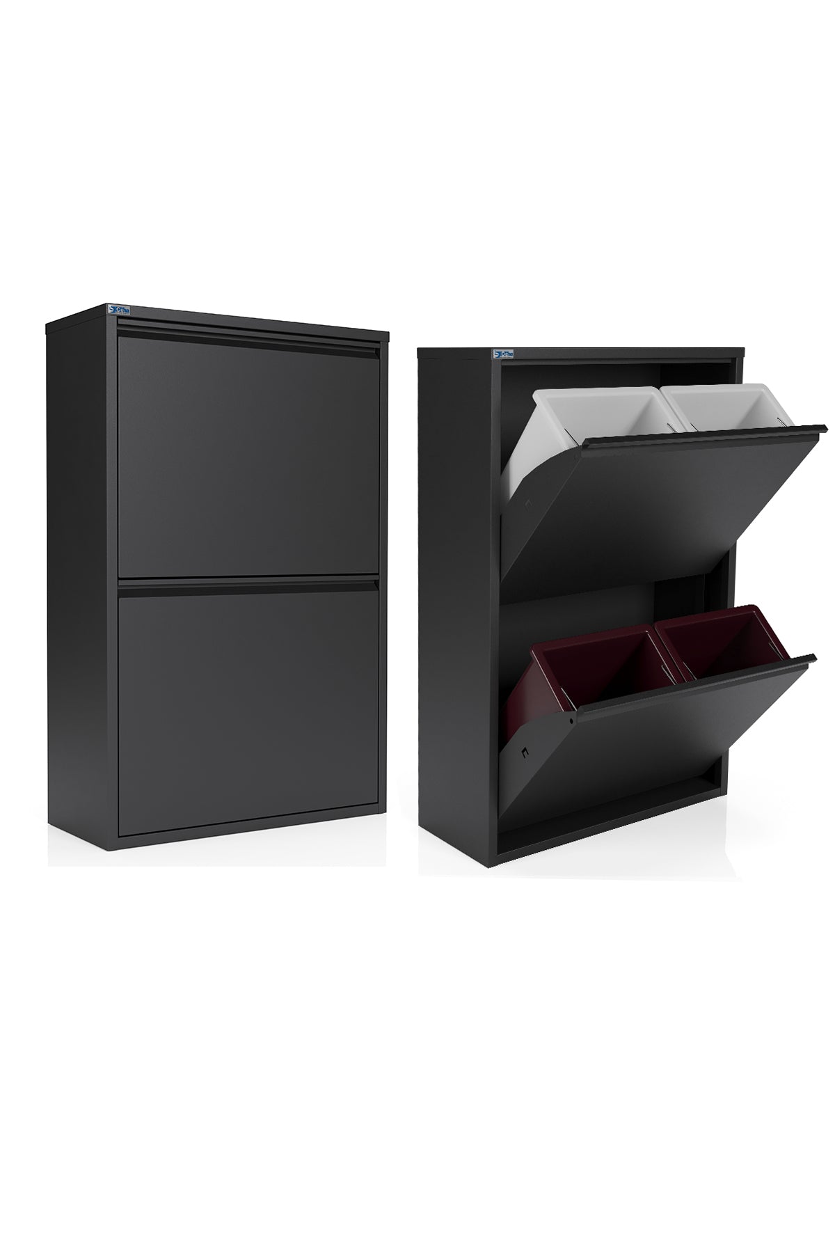 Bristol 4-türig Mülltrenner/Organizer