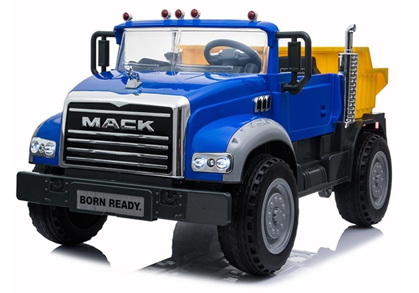 MACK Truck 2x45W EVA-Vollgummireifen Ledersitz 12V 7Ah