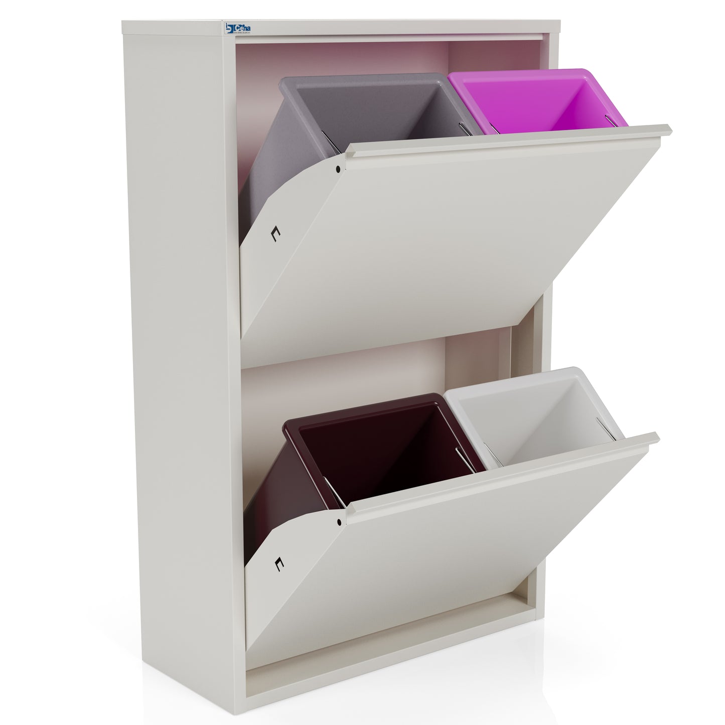 Bristol 4-türig Mülltrenner/Organizer