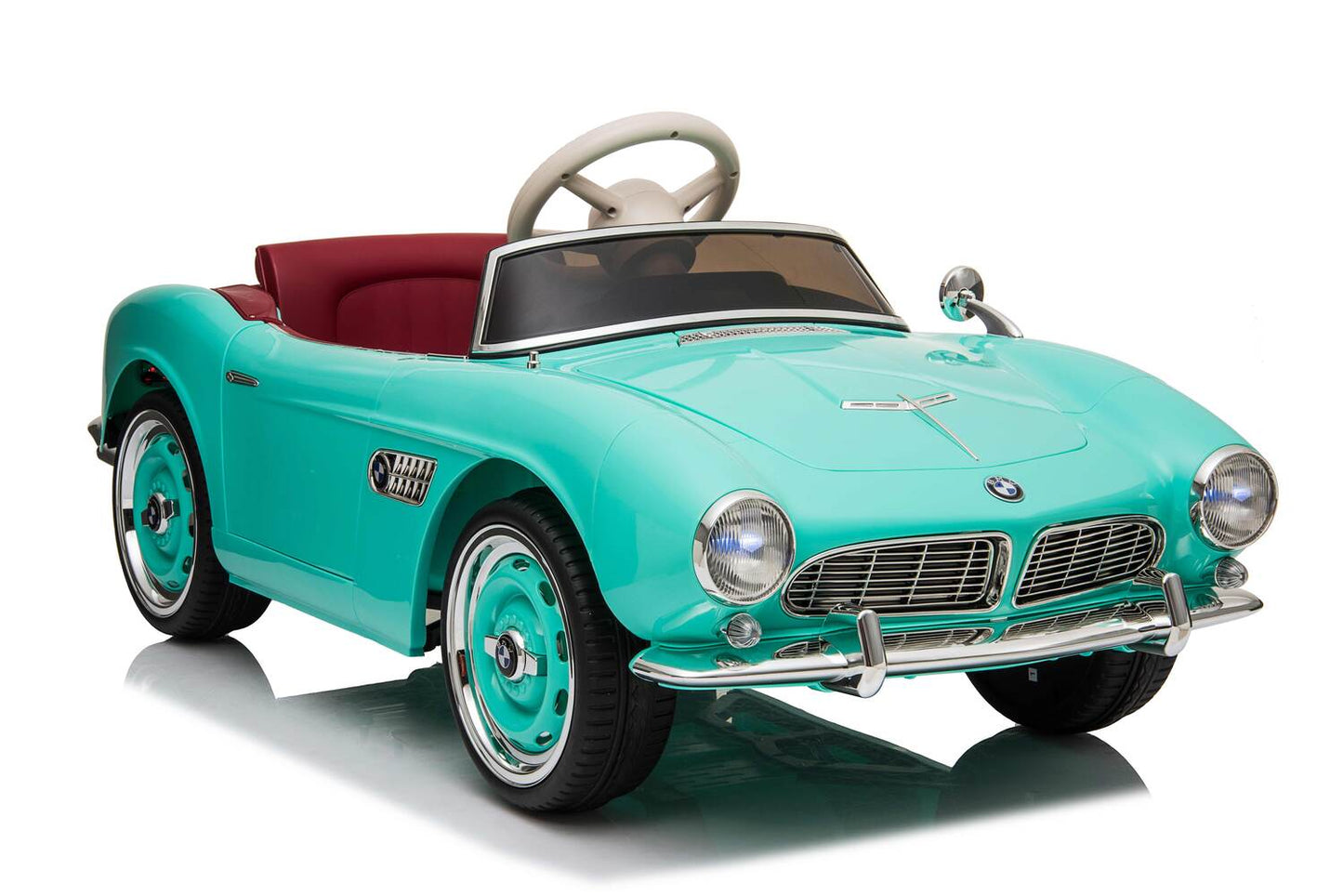 BMW 507 2x35W Antrieb 12V 7Ah Ledersitz EVA-Vollgummireifen