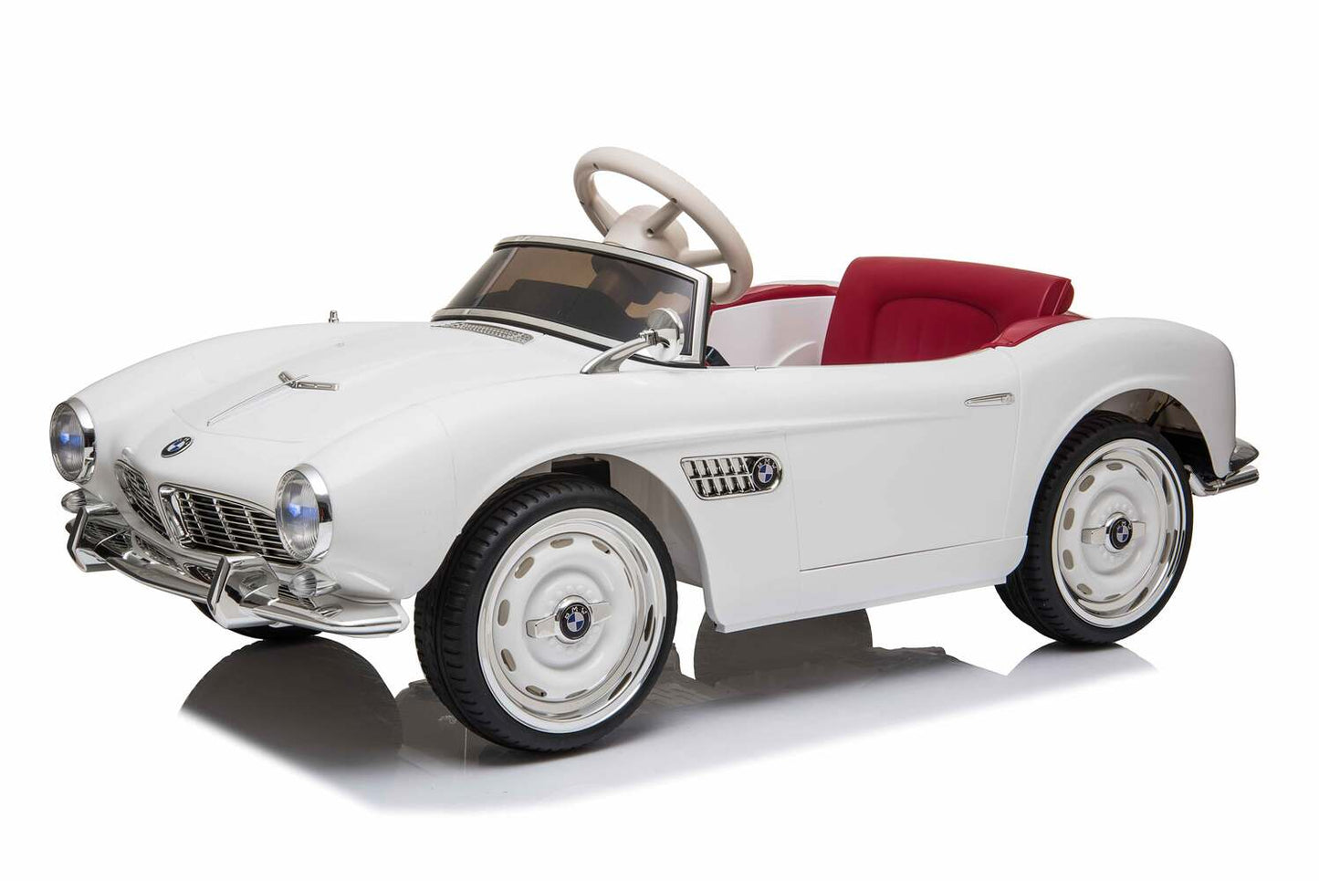 BMW 507 2x35W Antrieb 12V 7Ah Ledersitz EVA-Vollgummireifen