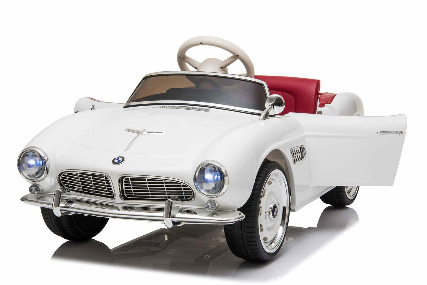 BMW 507 2x35W Antrieb 12V 7Ah Ledersitz EVA-Vollgummireifen