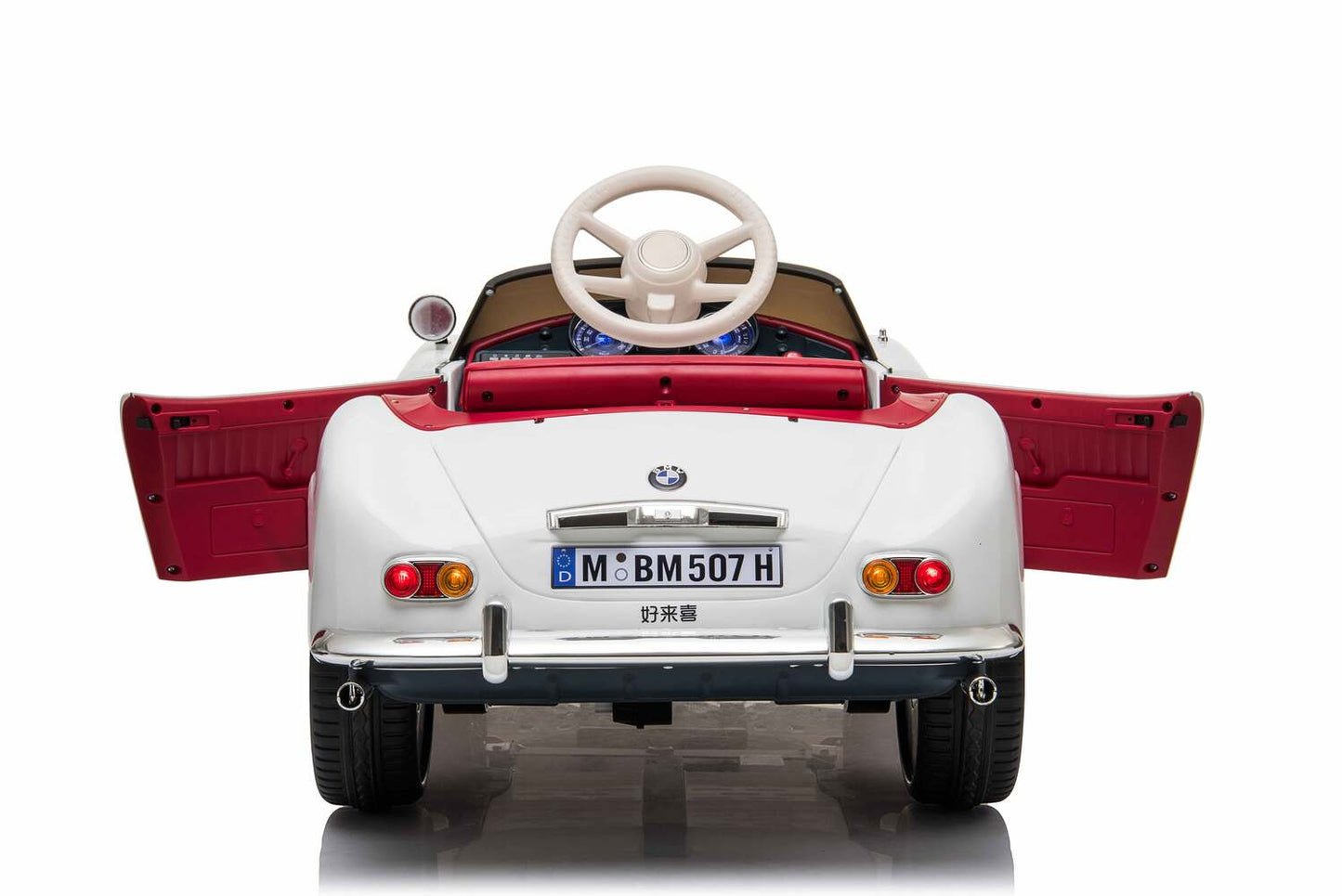 BMW 507 2x35W Antrieb 12V 7Ah Ledersitz EVA-Vollgummireifen