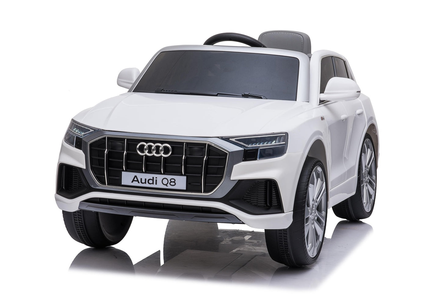 Audi Q8 2x35W Ledersitz EVA-Vollgummireifen 2x6V 7Ah
