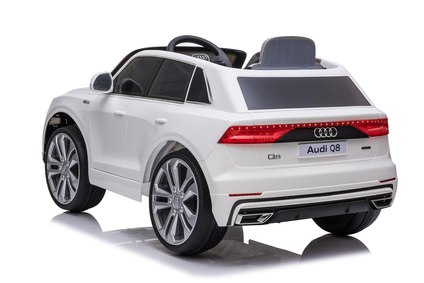 Audi Q8 2x35W Ledersitz EVA-Vollgummireifen 2x6V 7Ah