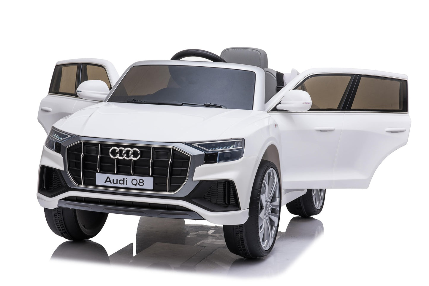 Audi Q8 2x35W Ledersitz EVA-Vollgummireifen 2x6V 7Ah