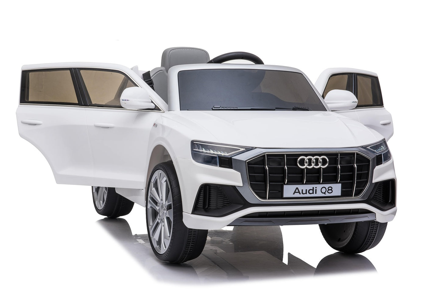 Audi Q8 2x35W Ledersitz EVA-Vollgummireifen 2x6V 7Ah