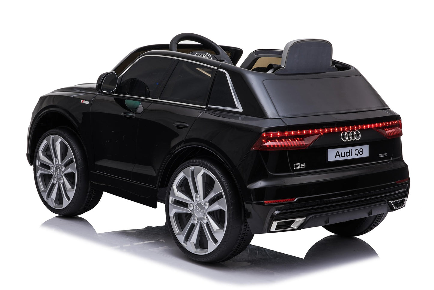 Audi Q8 2x35W Ledersitz EVA-Vollgummireifen 2x6V 7Ah