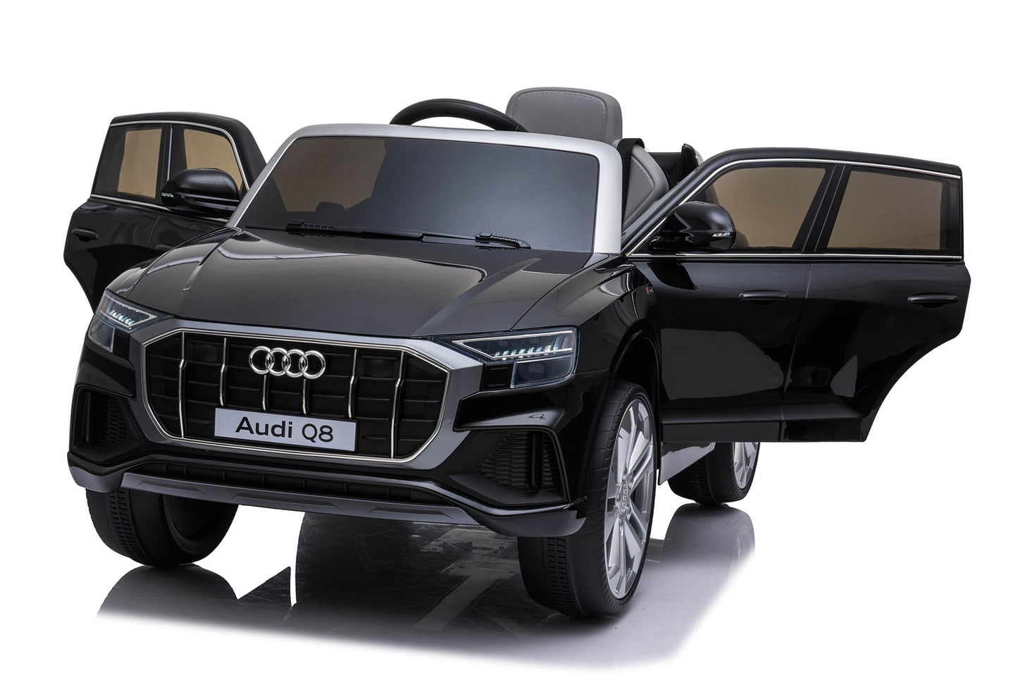 Audi Q8 2x35W Ledersitz EVA-Vollgummireifen 2x6V 7Ah