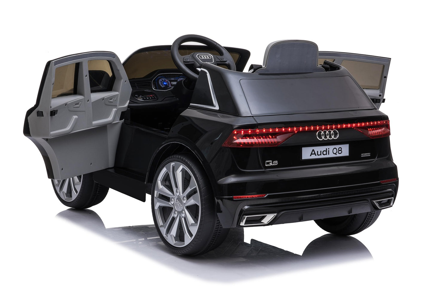 Audi Q8 2x35W Ledersitz EVA-Vollgummireifen 2x6V 7Ah