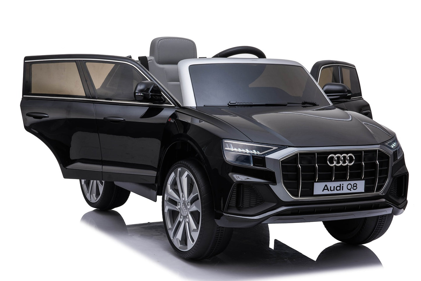 Audi Q8 2x35W Ledersitz EVA-Vollgummireifen 2x6V 7Ah