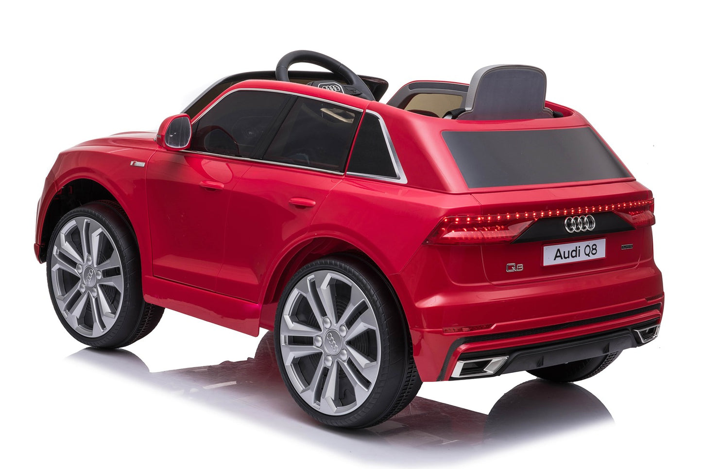 Audi Q8 2x35W Ledersitz EVA-Vollgummireifen 2x6V 7Ah