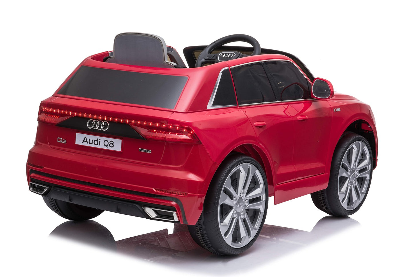 Audi Q8 2x35W Ledersitz EVA-Vollgummireifen 2x6V 7Ah