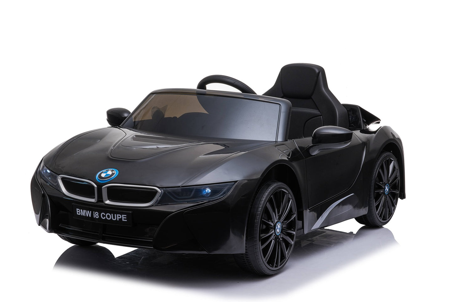 Premium BMW i8 2x35W 12V 7Ah Ledersitz EVA-Vollgummireifen