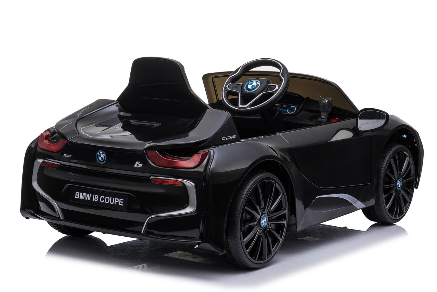 Premium BMW i8 2x35W 12V 7Ah Ledersitz EVA-Vollgummireifen