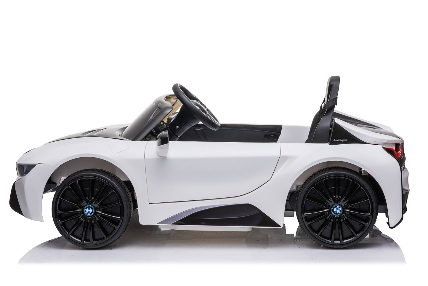 Premium BMW i8 2x35W 12V 7Ah Ledersitz EVA-Vollgummireifen