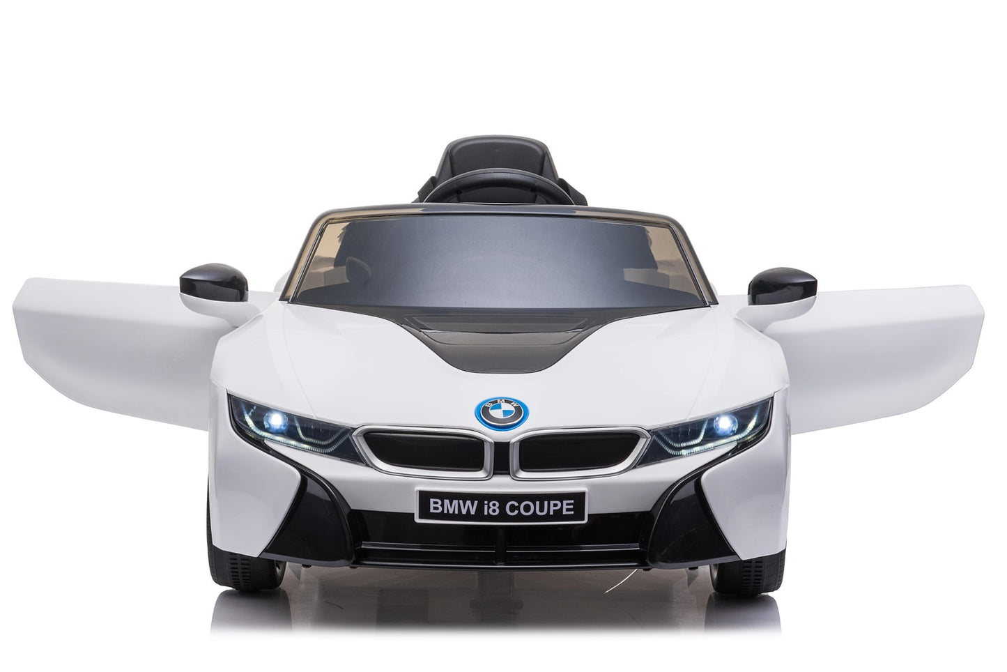 Premium BMW i8 2x35W 12V 7Ah Ledersitz EVA-Vollgummireifen