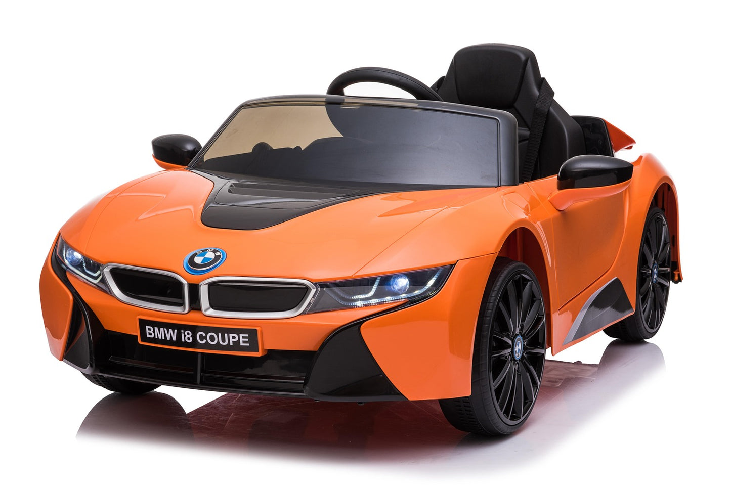 Premium BMW i8 2x35W 12V 7Ah Ledersitz EVA-Vollgummireifen