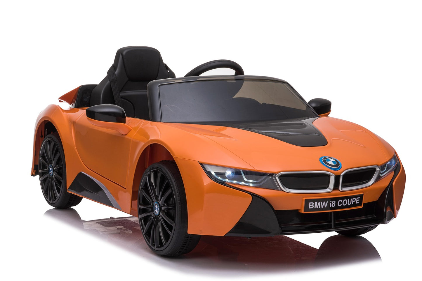 Premium BMW i8 2x35W 12V 7Ah Ledersitz EVA-Vollgummireifen