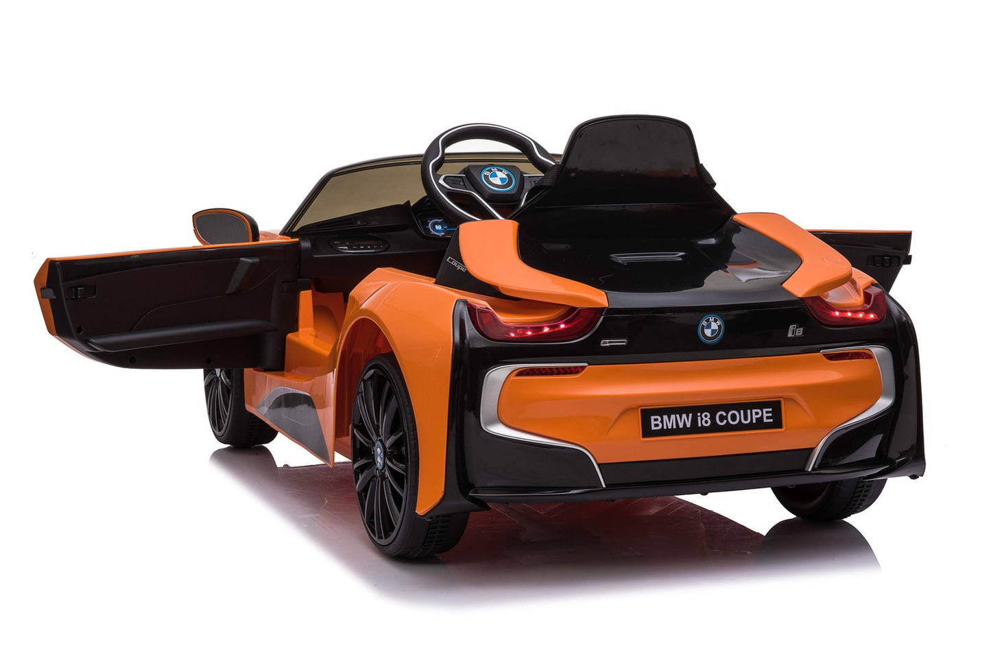 Premium BMW i8 2x35W 12V 7Ah Ledersitz EVA-Vollgummireifen