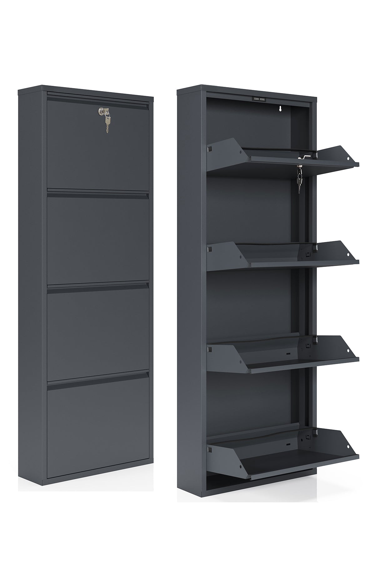 Dublin 4-türig Schuhschrank Abschießbar (Kopie)