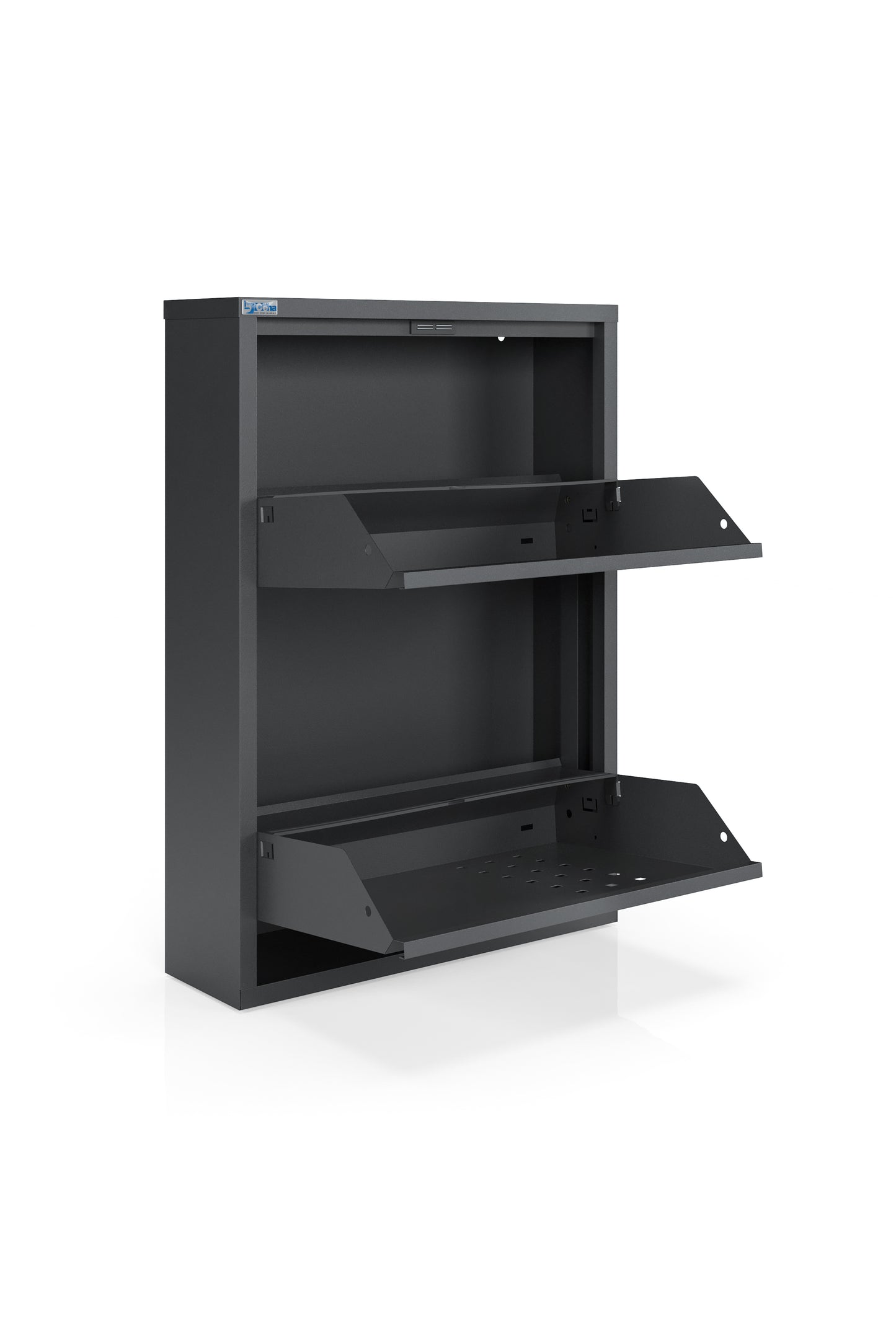 Dublin 2-türig Schuhschrank mit Muster