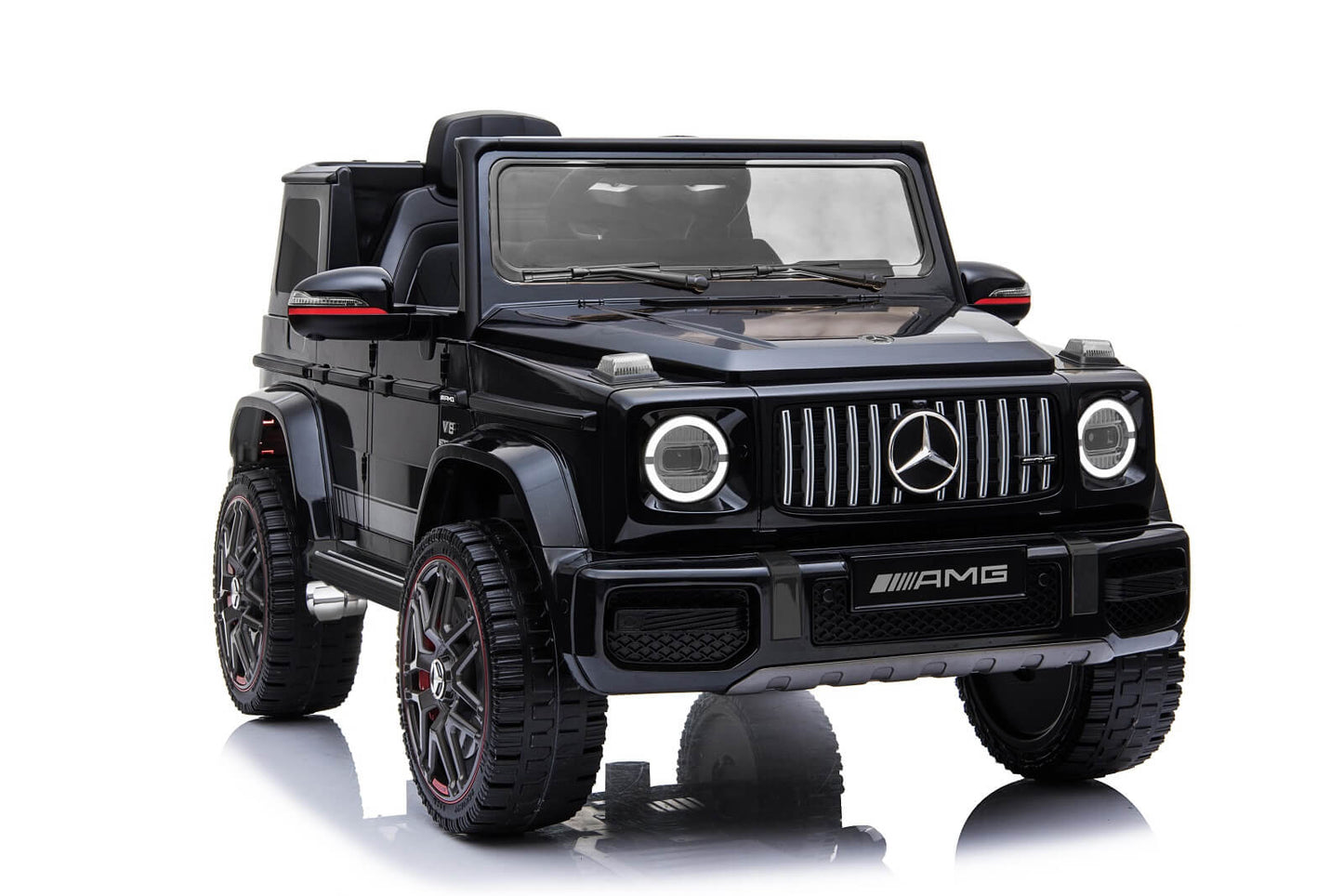 Mercedes Benz G63 AMG Limited Ledersitz EVA-Vollgummireifen 4x4 12V 9Ah