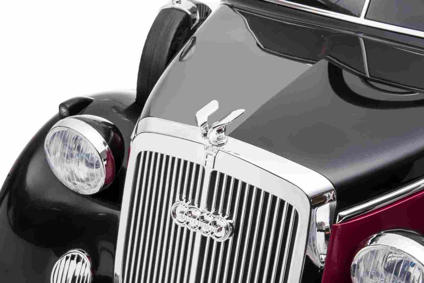 Audi Horch 930V Oldtimer 2x120W 12V 10Ah EVA-Vollgummireifen 1x Kind + 1x Erwachsener