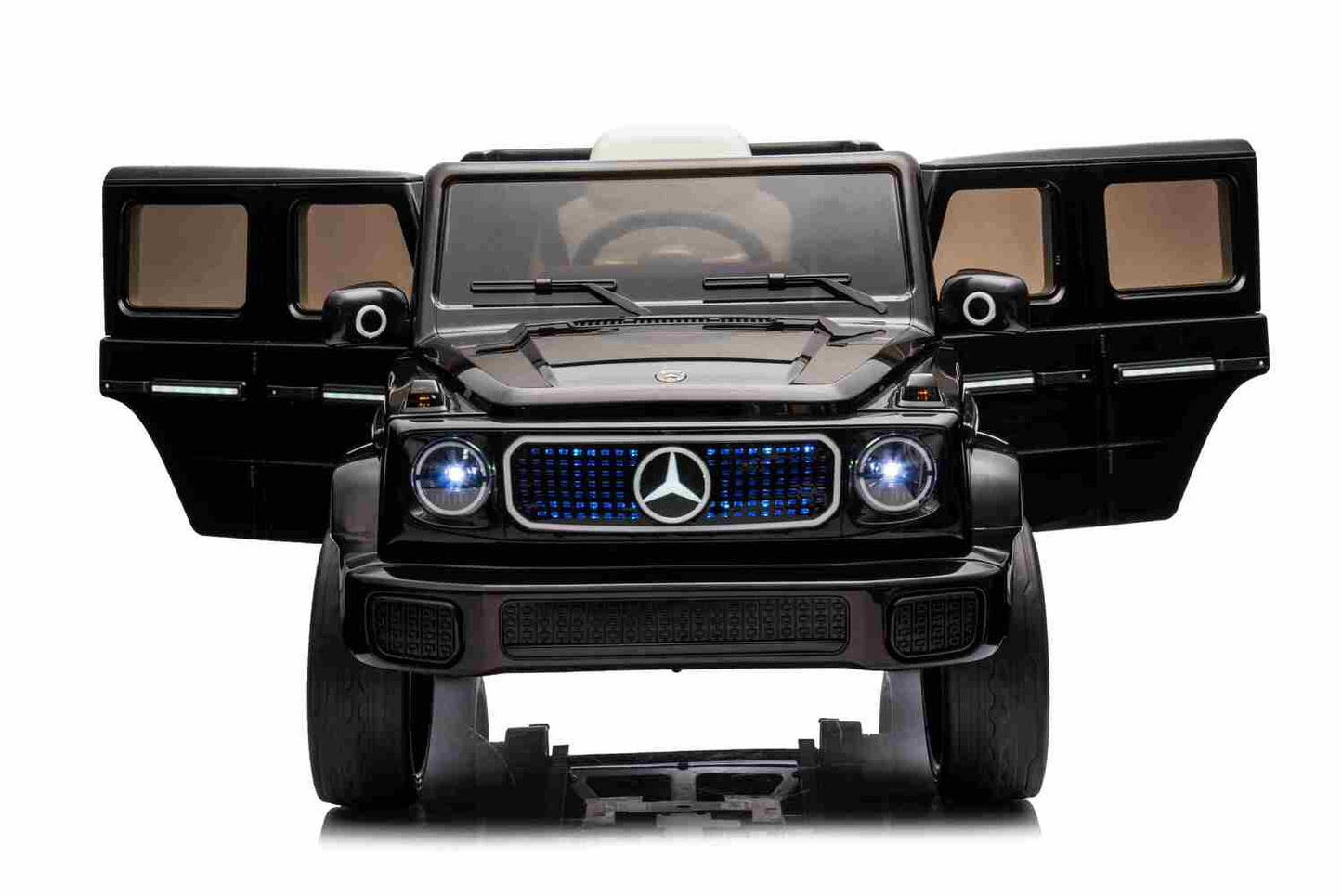 Mercedes Benz EQG 2x35W Antrieb 12V 9Ah Ledersitz EVA-Vollgummireifen