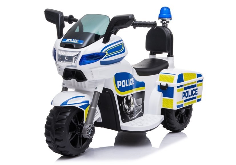 Polizei Motorrad mit Sirene