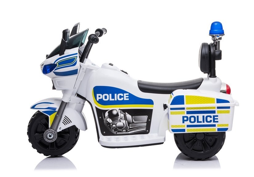 Polizei Motorrad mit Sirene