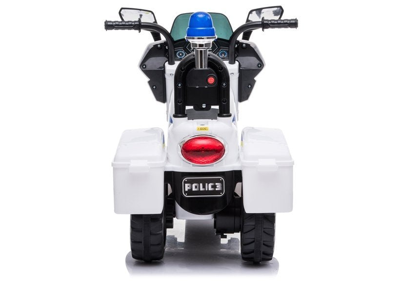 Polizei Motorrad mit Sirene