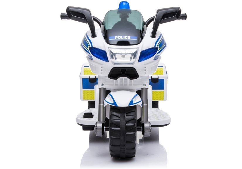 Polizei Motorrad mit Sirene
