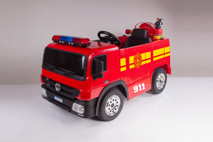 Feuerwehrauto Kinderelektroauto Kinderfahrzeug 2x35W 12V 10Ah