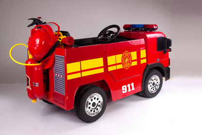 Feuerwehrauto Kinderelektroauto Kinderfahrzeug 2x35W 12V 10Ah