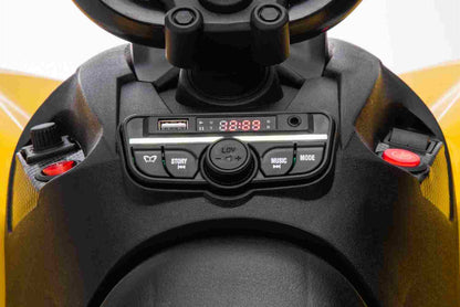 XL Can-am ATV 4x25W Ledersitz EVA-Vollgummireifen 12V 7Ah Bluetooth