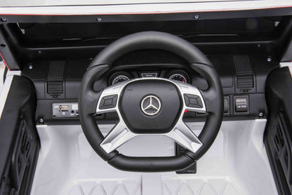 Mercedes G63 6x35W 12V 10Ah EVA-Vollgummireifen Ledersitz Premium